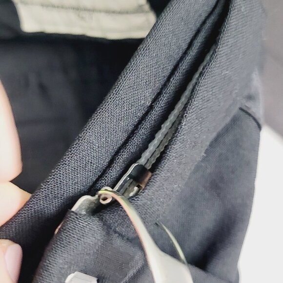 Nettoyer Asce Men's Black Flannel Chino Straight Leg Formal Dress Pant Size 30 - Picture 8 of 14